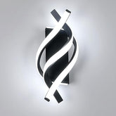 22W Black Modern LED Indoor Wall Lamps
